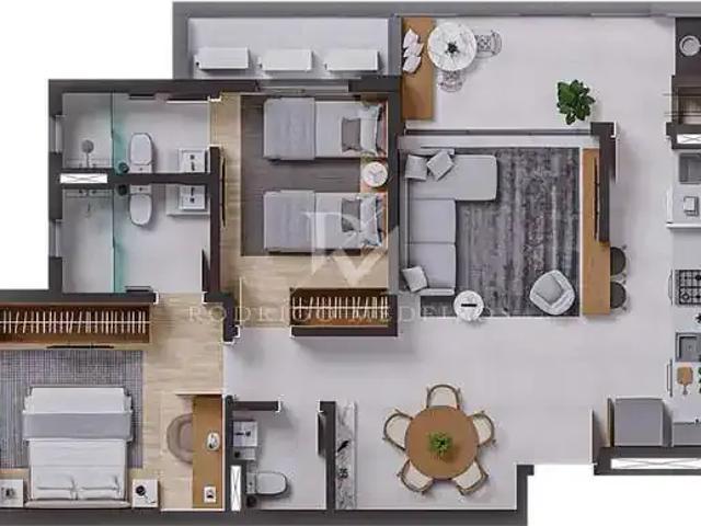 Apartamento para Venda em São José/SC Praia Comprida 2 Quartos