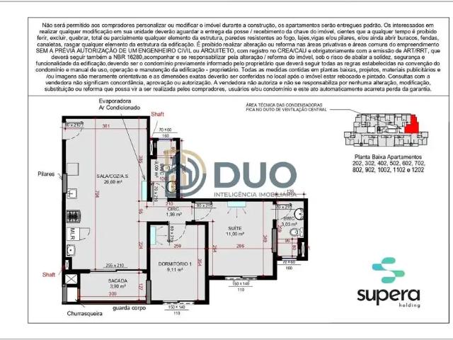 Apartamento para Venda em São José/SC Roçado 2 Quartos