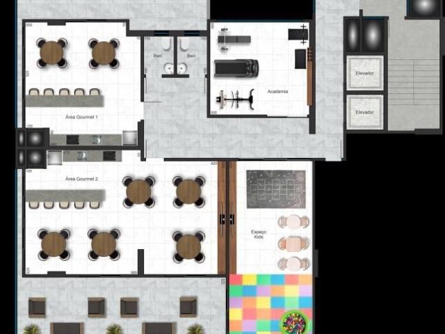 Apartamento para Venda em São Lourenço do Oeste/SC Centro 2 Quartos