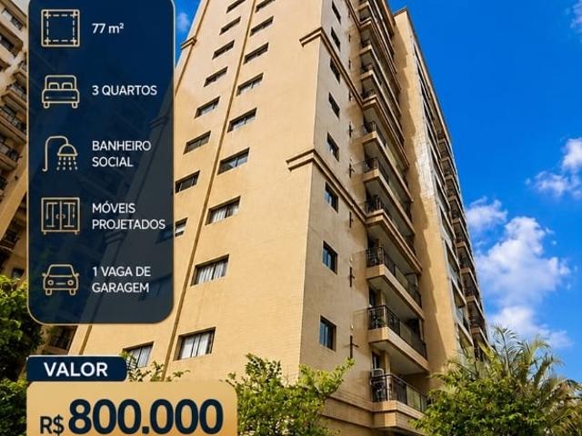 Apartamento para Venda em São Luís/MA Calhau 3 Quartos