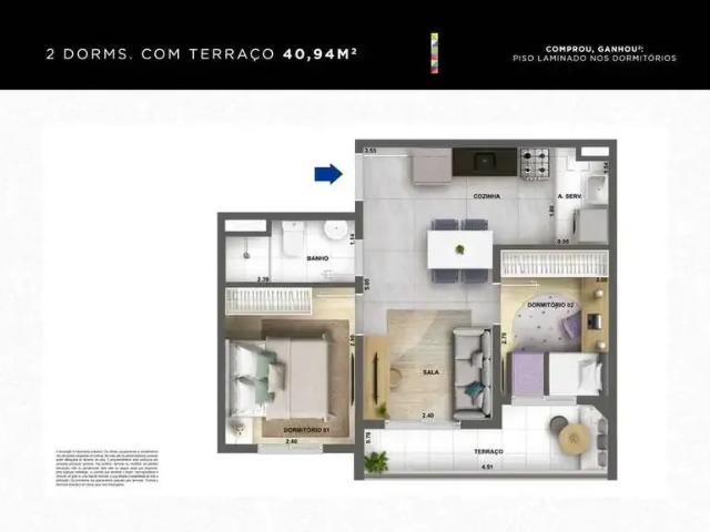 Apartamento para Venda em São Paulo/SP Água Branca 2 Quartos