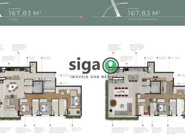 Apartamento para Venda em São Paulo/SP Alto de Pinheiros 3 Quartos