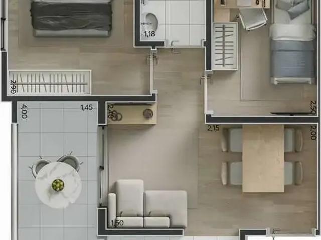 Apartamento para Venda em São Paulo/SP Americanópolis 2 Quartos