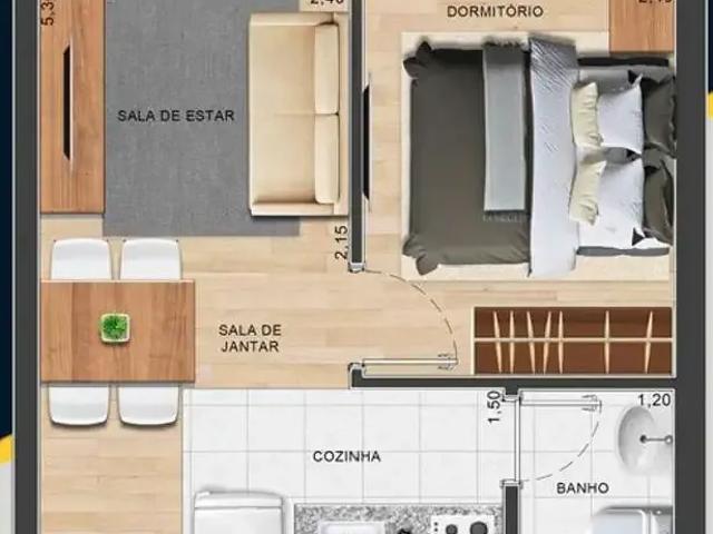 Apartamento para Venda em São Paulo/SP Butantã 1 Quartos
