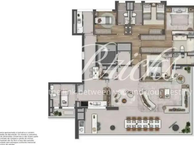 Apartamento para Venda em São Paulo/SP Brooklin 4 Quartos