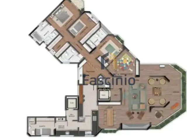 Apartamento para Venda em São Paulo/SP Campo Belo 3 Quartos