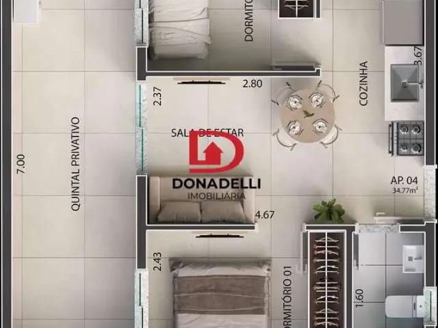Apartamento para Venda em São Paulo/SP Campo Grande 2 Quartos