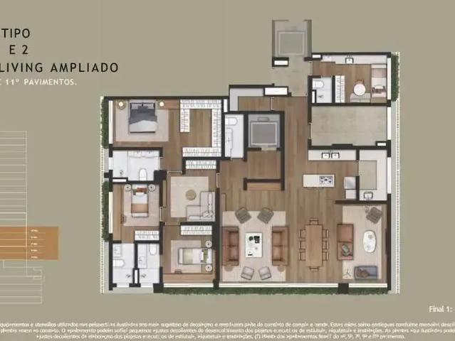 Apartamento para Venda em São Paulo/SP Cerqueira César 3 Quartos