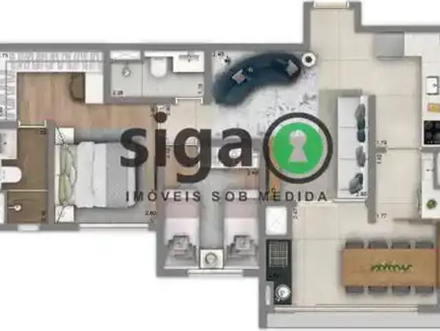 Apartamento para Venda em São Paulo/SP Chácara Klabin 2 Quartos