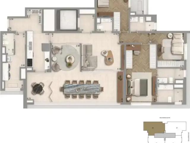 Apartamento para Venda em São Paulo/SP Chácara Klabin 4 Quartos