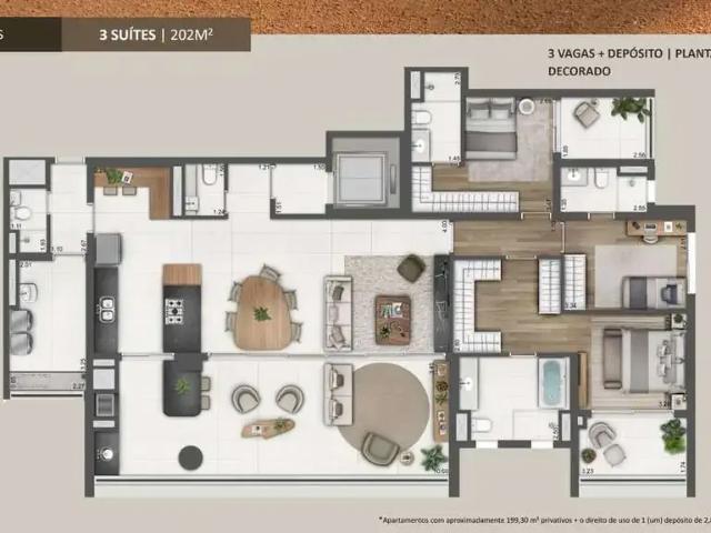 Apartamento para Venda em São Paulo/SP Cidade Monções 4 Quartos