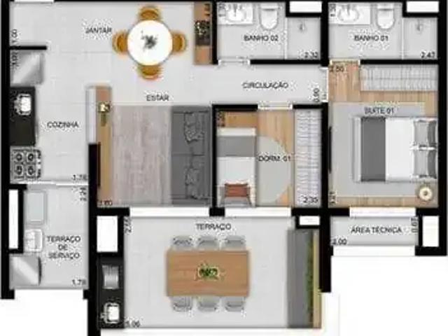 Apartamento para Venda em São Paulo/SP Cidade Patriarca 2 Quartos