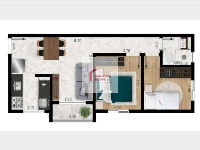 Apartamento para Venda em São Paulo/SP Cidade Patriarca 2 Quartos