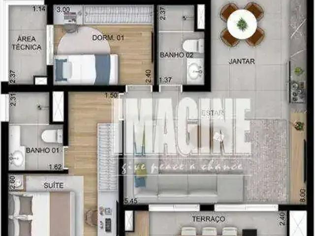 Apartamento para Venda em São Paulo/SP Cidade Patriarca 2 Quartos