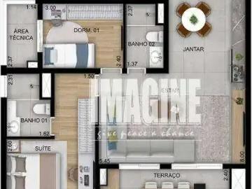 Apartamento para Venda em São Paulo/SP Cidade Patriarca 2 Quartos