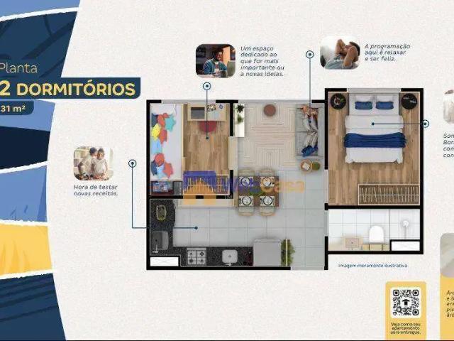 Apartamento para Venda em São Paulo/SP Fazenda Caguaçu 2 Quartos