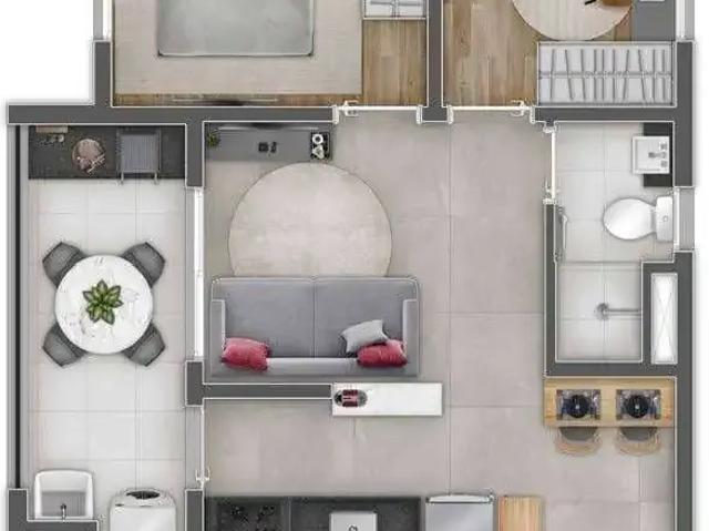 Apartamento para Venda em São Paulo/SP Ipiranga 2 Quartos