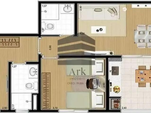 Apartamento para Venda em São Paulo/SP Ipiranga 2 Quartos