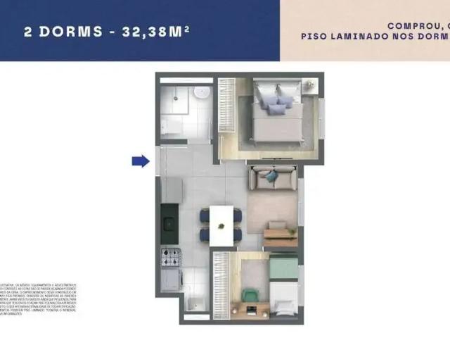 Apartamento para Venda em São Paulo/SP Jaguaré 2 Quartos
