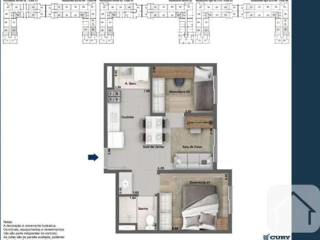 Apartamento para Venda em São Paulo/SP Jaguaré 2 Quartos