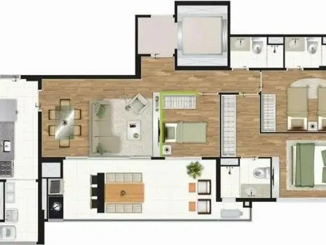 Apartamento para Venda em São Paulo/SP Jardim da Glória 3 Quartos