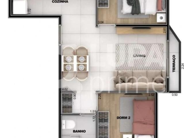 Apartamento para Venda em São Paulo/SP Jardim do Colégio 2 Quartos