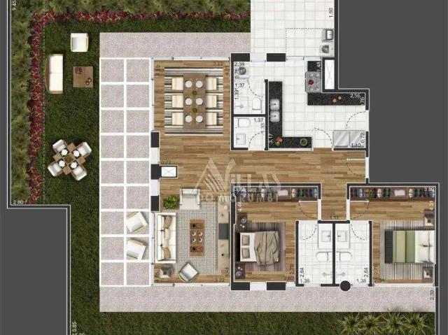 Apartamento para Venda em São Paulo/SP Jardim Guedala 2 Quartos