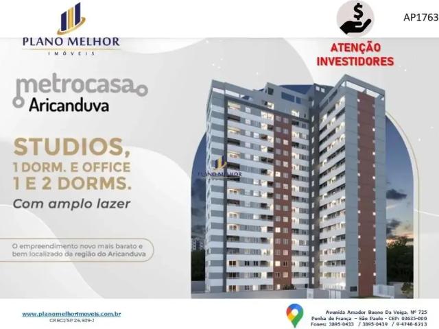 Apartamento para Venda em São Paulo/SP Jardim Imperador Zona Leste 1 Quartos