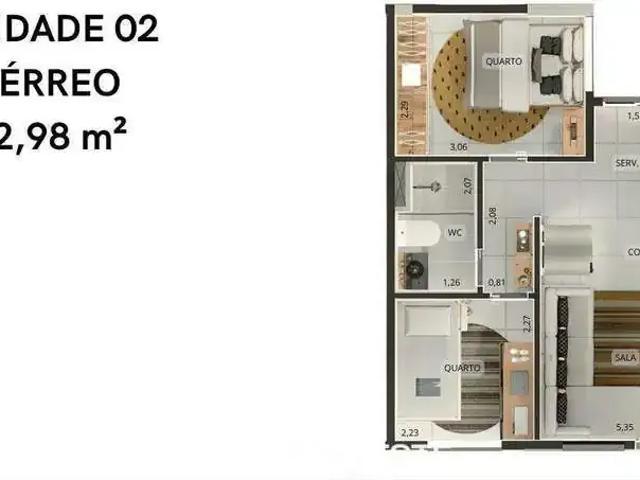 Apartamento para Venda em São Paulo/SP Jardim Maringa 2 Quartos