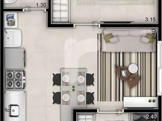 Apartamento para Venda em São Paulo/SP Jardim Santa Adelia 2 Quartos
