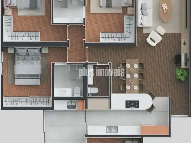Apartamento para Venda em São Paulo/SP Paraíso 3 Quartos