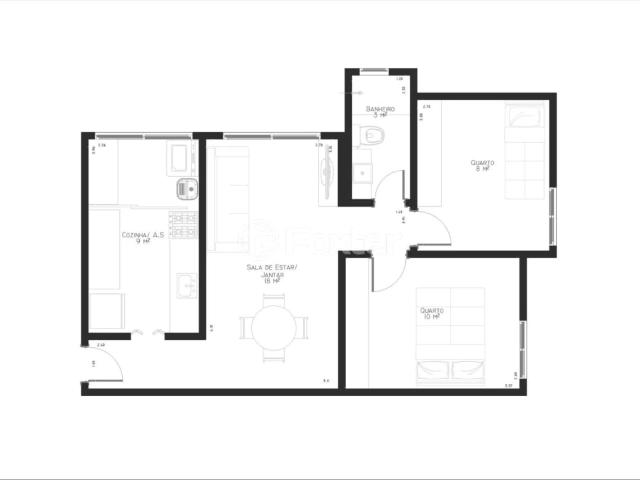 Apartamento para Venda em São Paulo/SP Parque Maria Alice 2 Quartos
