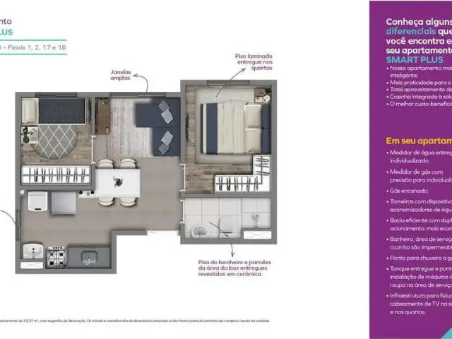 Apartamento para Venda em São Paulo/SP Parque Panamericano 2 Quartos