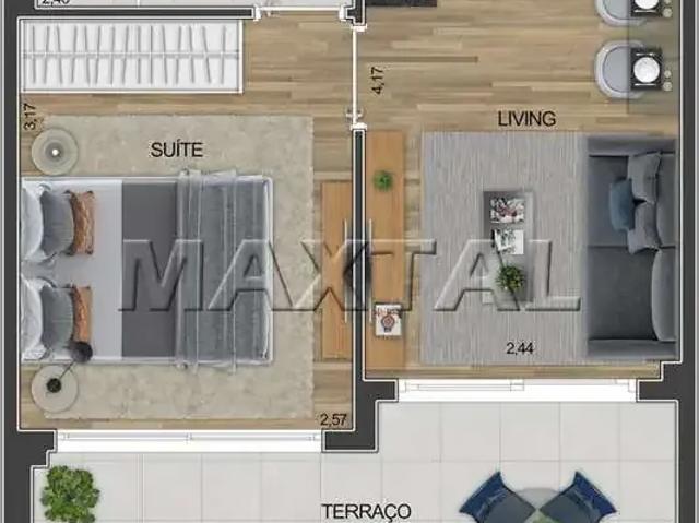 Apartamento para Venda em São Paulo/SP Santo Amaro 1 Quartos