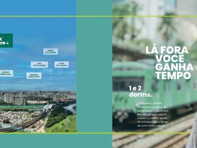 Apartamento para Venda em São Paulo/SP Santo Amaro 2 Quartos