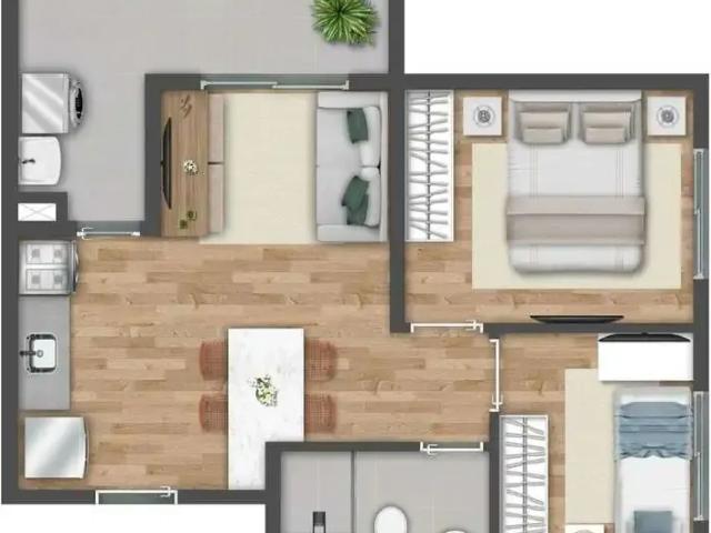Apartamento para Venda em São Paulo/SP Socorro 2 Quartos