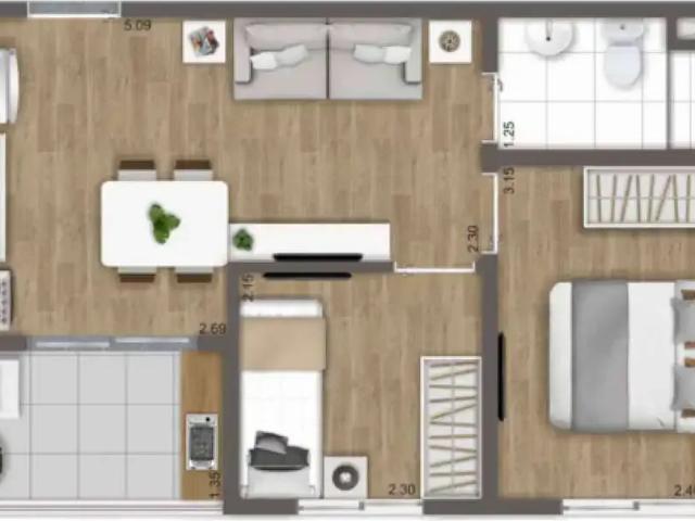 Apartamento para Venda em São Paulo/SP Socorro 2 Quartos