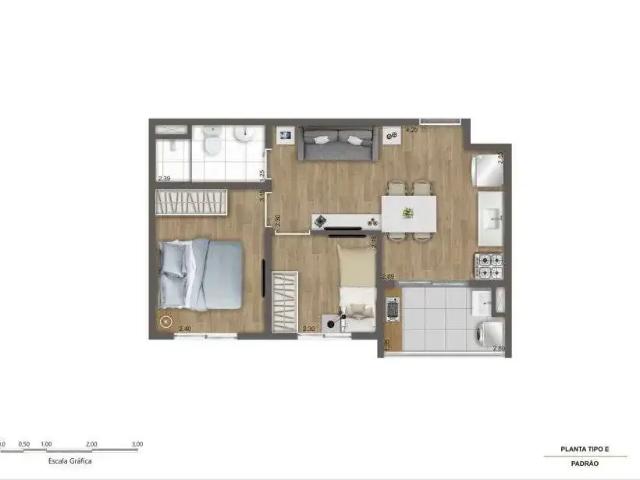 Apartamento para Venda em São Paulo/SP Socorro 2 Quartos