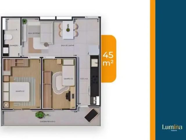 Apartamento para Venda em São Paulo/SP Vila Carmosina 1 Quartos