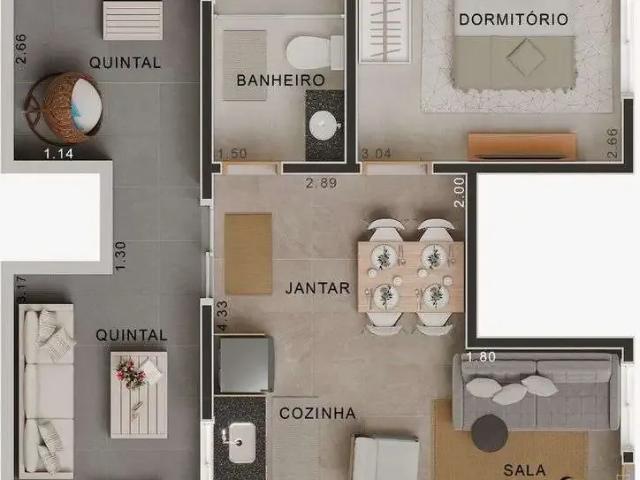 Apartamento para Venda em São Paulo/SP Vila Carrão 1 Quartos
