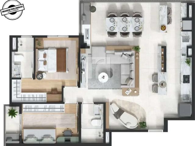Apartamento para Venda em São Paulo/SP Vila Carrão 3 Quartos