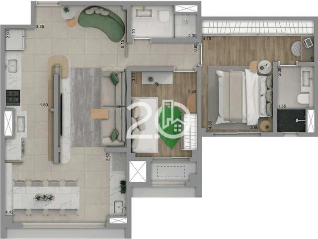 Apartamento para Venda em São Paulo/SP Vila Albertina 2 Quartos