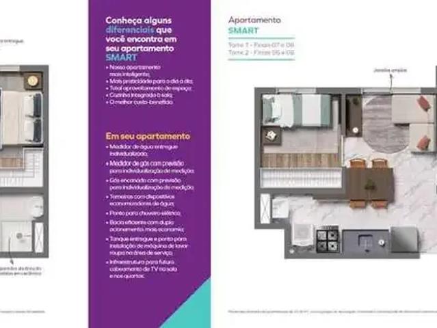 Apartamento para Venda em São Paulo/SP Vila Guaraciaba 2 Quartos