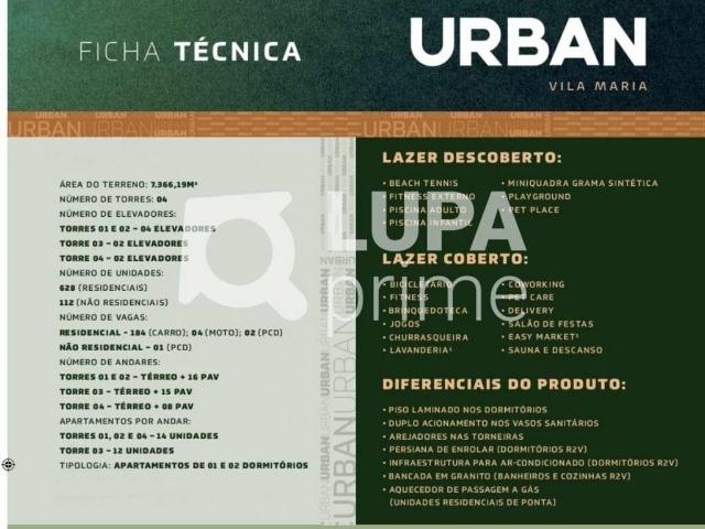 Apartamento para Venda em São Paulo/SP Vila Guilherme 2 Quartos