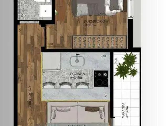 Apartamento para Venda em São Paulo/SP Vila Guilhermina 2 Quartos