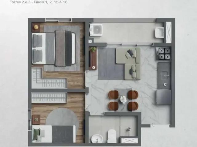 Apartamento para Venda em São Paulo/SP Vila Firmiano Pinto 2 Quartos