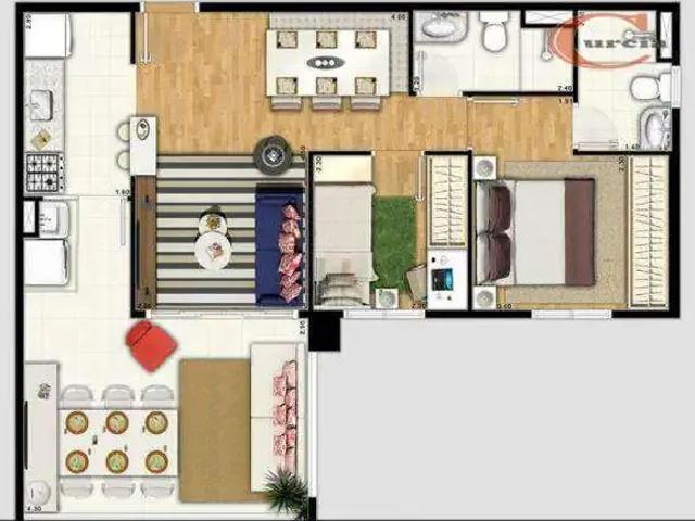 Apartamento para Venda em São Paulo/SP Vila Monte Alegre 2 Quartos
