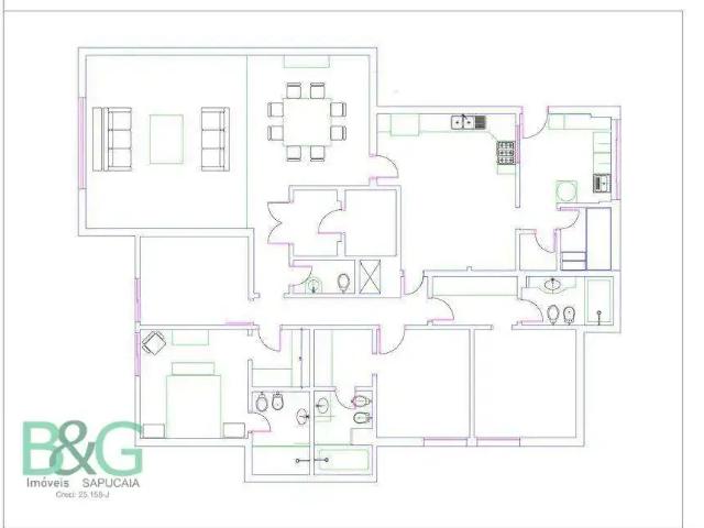 Apartamento para Venda em São Paulo/SP Vila Morumbi 4 Quartos