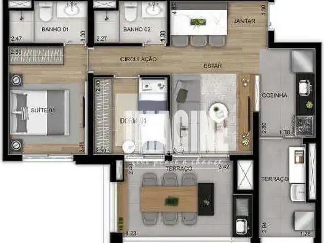 Apartamento para Venda em São Paulo/SP Vila Matilde 2 Quartos