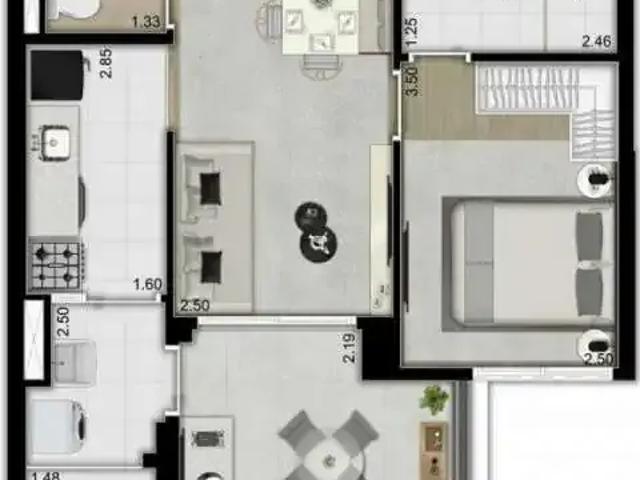 Apartamento para Venda em São Paulo/SP Vila Madalena 1 Quartos